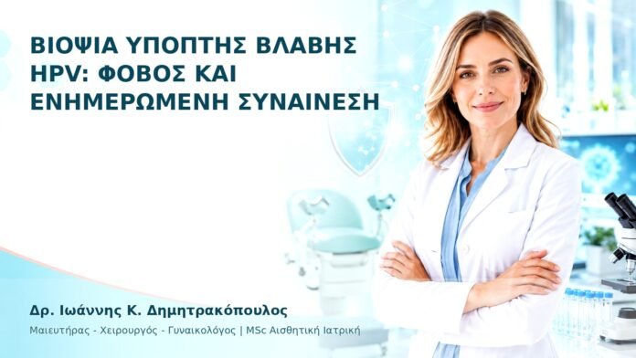 Βιοψία Ύποπτης Βλάβης HPV: Φόβος και Ενημερωμένη Συναίνεση - Δρ. Ιωάννης Κ. Δημητρακόπουλος