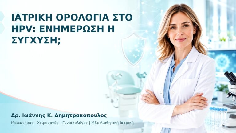 Ιατρική Ορολογία στο HPV: Ενημέρωση ή Σύγχυση; - Δρ. Ιωάννης Κ. Δημητρακόπουλος