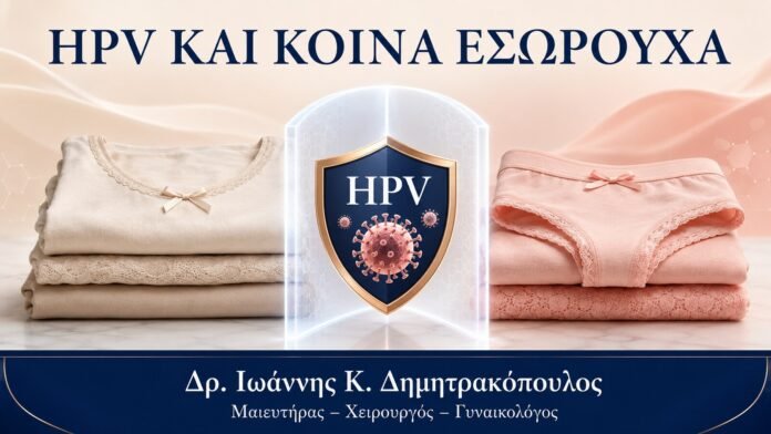 HPV ΚΑΙ ΚΟΙΝΑ ΕΣΩΡΟΥΧΑ HPV και Κοινά Εσώρουχα: Υπάρχει Πραγματικός Κίνδυνος Μετάδοσης; - Δρ. Ιωάννης Κ. Δημητρακόπουλος