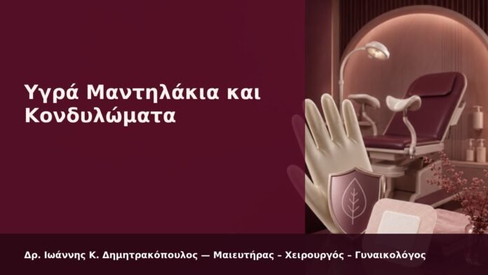 Υγρά Μαντηλάκια και Κονδυλώματα - Δρ. Ιωάννης Κ. Δημητρακόπουλος