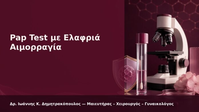 hpv-kondylomata-2026-40 Pap Test με Ελαφριά Αιμορραγία - Δρ. Ιωάννης Κ. Δημητρακόπουλος