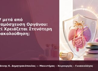 HPV μετά από Μεταμόσχευση Οργάνου: Γιατί Χρειάζεται Στενότερη Παρακολούθηση; HPV μετά από Μεταμόσχευση Οργάνου: Γιατί Χρειάζεται Στενότερη Παρακολούθηση; - Δρ. Ιωάννης Κ. Δημητρακόπουλος