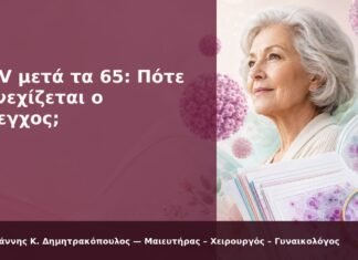 HPV μετά τα 65: Πότε Συνεχίζεται ο Έλεγχος; - Δρ. Ιωάννης Κ. Δημητρακόπουλος