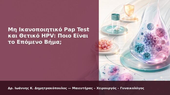 hpv-kondylomata-2026-new-41 Μη Ικανοποιητικό Pap Test και Θετικό HPV: Ποιο Είναι το Επόμενο Βήμα; - Δρ. Ιωάννης Κ. Δημητρακόπουλος