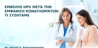 Εμβόλιο HPV μετά την Εμφάνιση Κονδυλωμάτων: Τι Συζητάμε - Δρ. Ιωάννης Κ. Δημητρακόπουλος