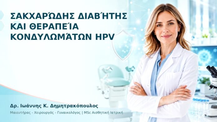 Σακχαρώδης Διαβήτης και Θεραπεία Κονδυλωμάτων HPV - Δρ. Ιωάννης Κ. Δημητρακόπουλος