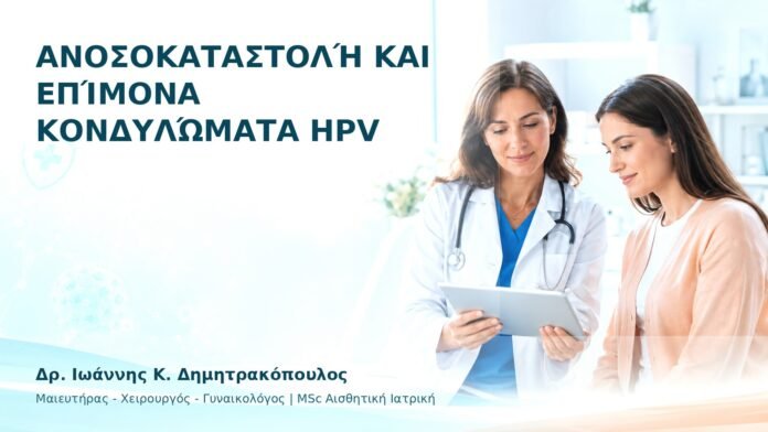 Ανοσοκαταστολή και Επίμονα Κονδυλώματα HPV - Δρ. Ιωάννης Κ. Δημητρακόπουλος