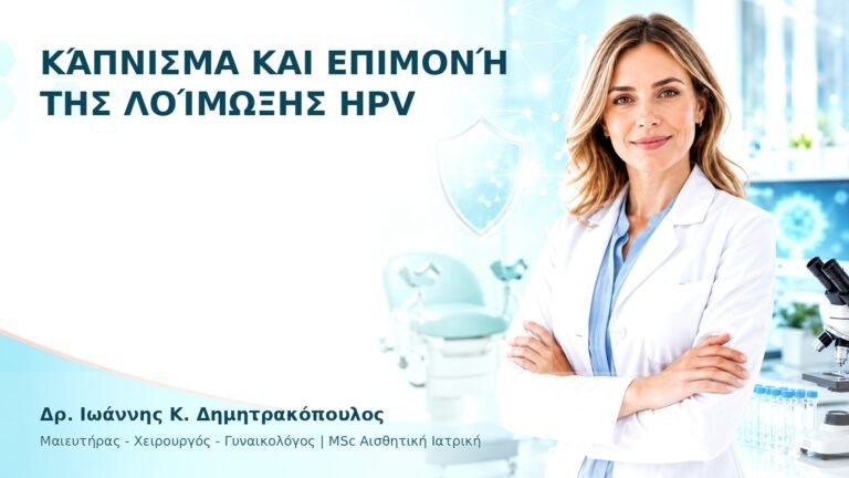 Κάπνισμα και Επιμονή της Λοίμωξης HPV - Δρ. Ιωάννης Κ. Δημητρακόπουλος