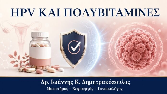 HPV ΚΑΙ ΠΟΛΥΒΙΤΑΜΙΝΕΣ HPV και Πολυβιταμίνες: Προσοχή στους Ισχυρισμούς Θεραπείας - Δρ. Ιωάννης Κ. Δημητρακόπουλος