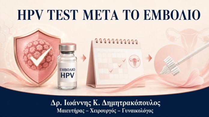 HPV TEST ΜΕΤΑ ΤΟ ΕΜΒΟΛΙΟ HPV Test μετά τον Εμβολιασμό: Γιατί ο Προληπτικός Έλεγχος Συνεχίζεται - Δρ. Ιωάννης Κ. Δημητρακόπουλος
