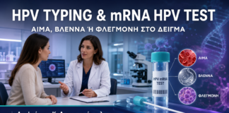 HPV Typing και mRNA HPV Test - αίμα, βλέννα ή φλεγμονή στο δείγμα