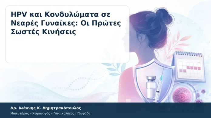 HPV και Κονδυλώματα σε Νεαρές Γυναίκες: Οι Πρώτες Σωστές Κινήσεις – Δρ. Ιωάννης Κ. Δημητρακόπουλος