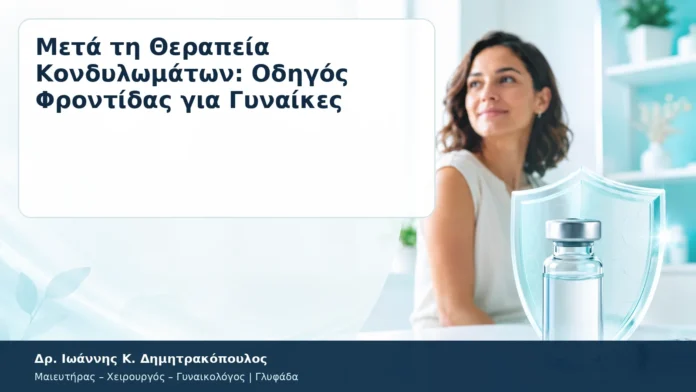Μετά τη Θεραπεία Κονδυλωμάτων: Οδηγός Φροντίδας για Γυναίκες Μετά τη Θεραπεία Κονδυλωμάτων: Οδηγός Φροντίδας για Γυναίκες – Δρ. Ιωάννης Κ. Δημητρακόπουλος