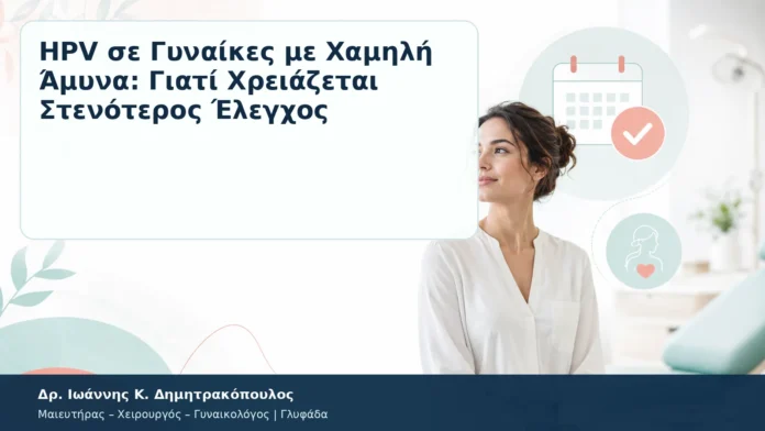 HPV σε Γυναίκες με Χαμηλή Άμυνα: Γιατί Χρειάζεται Στενότερος Έλεγχος HPV σε Γυναίκες με Χαμηλή Άμυνα: Γιατί Χρειάζεται Στενότερος Έλεγχος – Δρ. Ιωάννης Κ. Δημητρακόπουλος