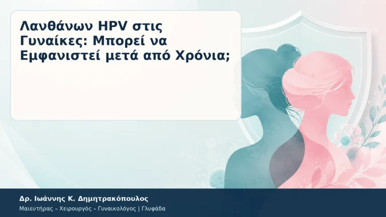 Λανθάνων HPV στις Γυναίκες: Μπορεί να Εμφανιστεί μετά από Χρόνια; – Δρ. Ιωάννης Κ. Δημητρακόπουλος