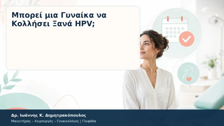 Μπορεί μια Γυναίκα να Κολλήσει Ξανά HPV; – Δρ. Ιωάννης Κ. Δημητρακόπουλος
