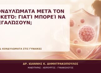 Κονδυλώματα μετά τον Τοκετό: Γιατί Μπορεί να Μεγαλώσουν; Κονδυλώματα μετά τον Τοκετό: Γιατί Μπορεί να Μεγαλώσουν; - Δρ. Ιωάννης Κ. Δημητρακόπουλος, Γυναικολόγος Γλυφάδα