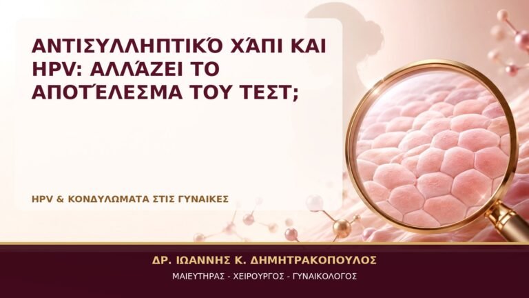 Αντισυλληπτικό Χάπι και HPV: Αλλάζει το Αποτέλεσμα του Τεστ; - Δρ. Ιωάννης Κ. Δημητρακόπουλος, Γυναικολόγος Γλυφάδα