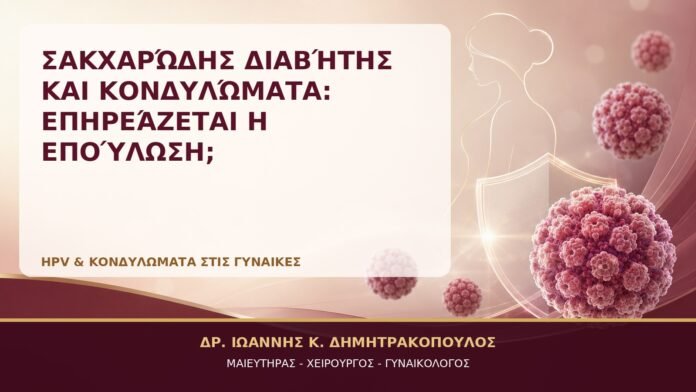 Σακχαρώδης Διαβήτης και Κονδυλώματα: Επηρεάζεται η Επούλωση; Σακχαρώδης Διαβήτης και Κονδυλώματα: Επηρεάζεται η Επούλωση; - Δρ. Ιωάννης Κ. Δημητρακόπουλος, Γυναικολόγος Γλυφάδα