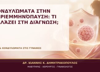 Κονδυλώματα στην Περιεμμηνόπαυση: Τι Αλλάζει στη Διάγνωση; Κονδυλώματα στην Περιεμμηνόπαυση: Τι Αλλάζει στη Διάγνωση; - Δρ. Ιωάννης Κ. Δημητρακόπουλος, Γυναικολόγος Γλυφάδα