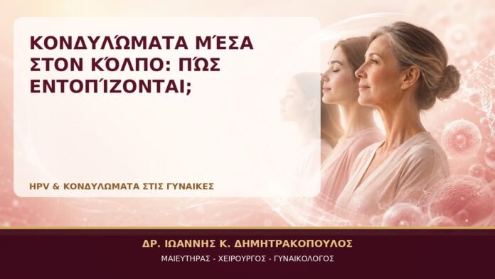 Κονδυλώματα μέσα στον Κόλπο: Πώς Εντοπίζονται; Κονδυλώματα μέσα στον Κόλπο: Πώς Εντοπίζονται; - Δρ. Ιωάννης Κ. Δημητρακόπουλος, Γυναικολόγος Γλυφάδα