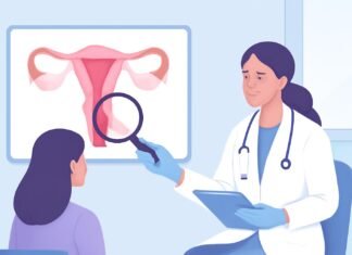 HSIL στο Pap Test: Υψηλόβαθμη Αλλοίωση και Ανάγκη Κολποσκόπησης Ιατρική απεικόνιση υψηλόβαθμης τραχηλικής αλλοίωσης HSIL και κολποσκόπησης