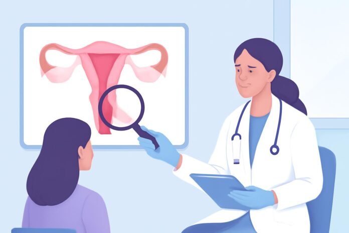 HSIL στο Pap Test: Υψηλόβαθμη Αλλοίωση και Ανάγκη Κολποσκόπησης Ιατρική απεικόνιση υψηλόβαθμης τραχηλικής αλλοίωσης HSIL και κολποσκόπησης
