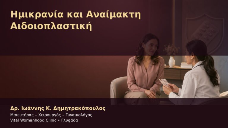 Ημικρανία και Αναίμακτη Αιδοιοπλαστική – Δρ. Ιωάννης Κ. Δημητρακόπουλος