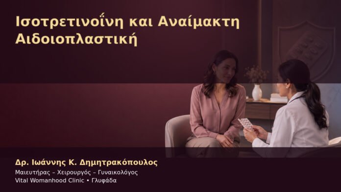 isotretinoini-kai-anaimakti-aidoioplastiki-cover Ισοτρετινοΐνη και Αναίμακτη Αιδοιοπλαστική – Δρ. Ιωάννης Κ. Δημητρακόπουλος