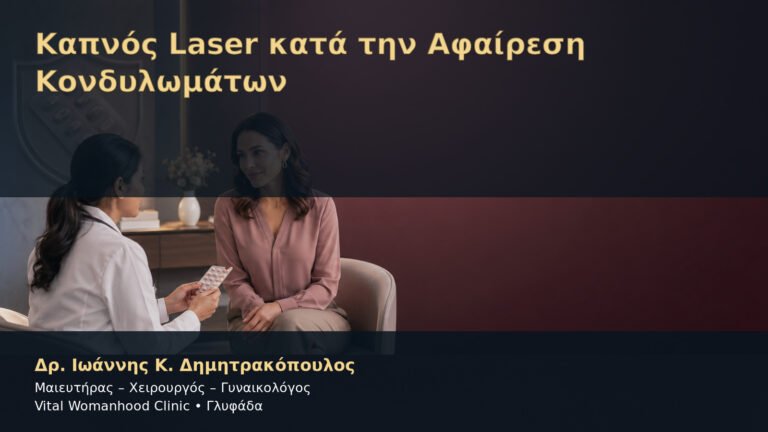 Καπνός Laser κατά την Αφαίρεση Κονδυλωμάτων – Δρ. Ιωάννης Κ. Δημητρακόπουλος