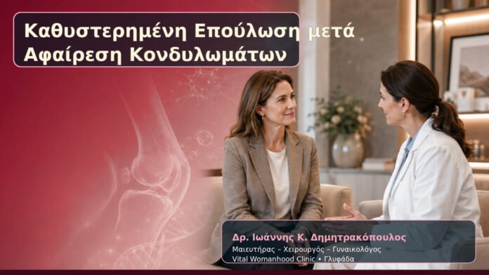 kathysterimeni-epoylosi-meta-afairesi-kondylomaton-cover Καθυστερημένη Επούλωση μετά Αφαίρεση Κονδυλωμάτων – Δρ. Ιωάννης Κ. Δημητρακόπουλος
