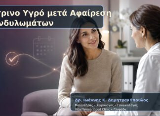 Κίτρινο Υγρό μετά Αφαίρεση Κονδυλωμάτων – Δρ. Ιωάννης Κ. Δημητρακόπουλος