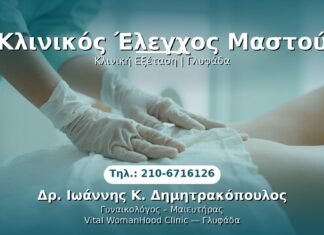 Κλινικός Έλεγχος Μαστού PRP Γυναικολογίας — Γλυφάδα | Δρ. Ιωάννης Κ. Δημητρακόπουλος