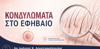 Κονδυλώματα στο Εφήβαιο: Εντοπισμός Χωρίς Τραυματισμό – Δρ. Ιωάννης Κ. Δημητρακόπουλος