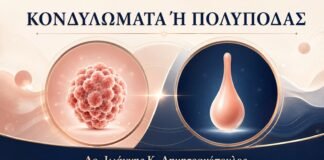 Κονδυλώματα ή Πολύποδας: Πότε Χρειάζεται Κλινική Εξέταση - Δρ. Ιωάννης Κ. Δημητρακόπουλος