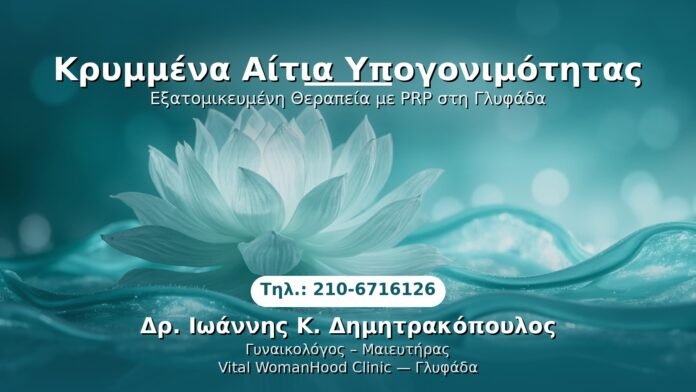 PRP Γυναικολογίας — Γλυφάδα | Δρ. Ιωάννης Κ. Δημητρακόπουλος
