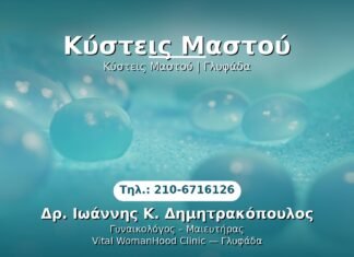 Κύστεις Μαστού PRP Γυναικολογίας — Γλυφάδα | Δρ. Ιωάννης Κ. Δημητρακόπουλος