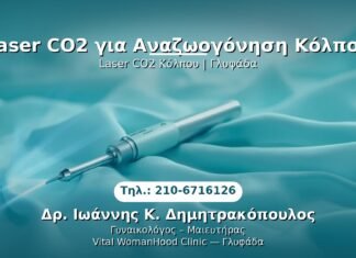 Laser CO2 για Αναζωογόνηση Κόλπου PRP Γυναικολογίας — Γλυφάδα | Δρ. Ιωάννης Κ. Δημητρακόπουλος