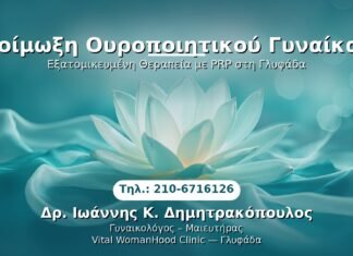Λοίμωξη Ουροποιητικού Γυναίκας PRP Γυναικολογίας — Γλυφάδα | Δρ. Ιωάννης Κ. Δημητρακόπουλος