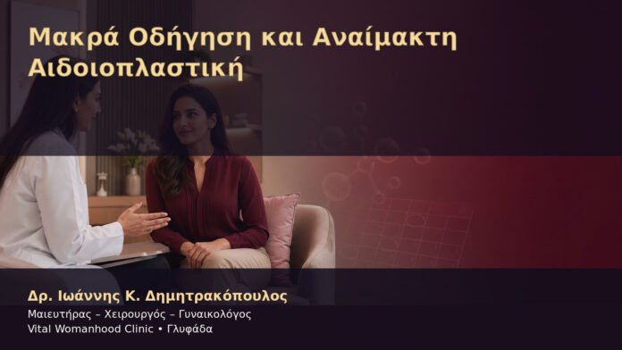 Μακρά Οδήγηση και Αναίμακτη Αιδοιοπλαστική – Δρ. Ιωάννης Κ. Δημητρακόπουλος
