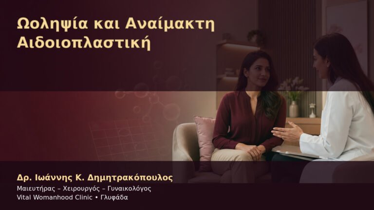 Ωοληψία και Αναίμακτη Αιδοιοπλαστική – Δρ. Ιωάννης Κ. Δημητρακόπουλος