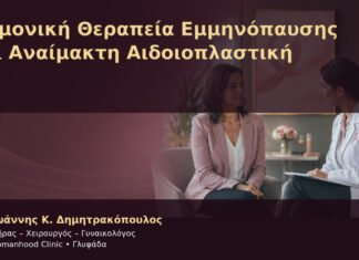 Ορμονική Θεραπεία Εμμηνόπαυσης και Αναίμακτη Αιδοιοπλαστική – Δρ. Ιωάννης Κ. Δημητρακόπουλος