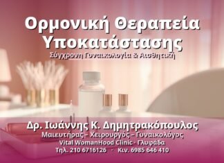Ορμονική Θεραπεία Υποκατάστασης - Δρ. Ιωάννης Κ. Δημητρακόπουλος, Γυναικολόγος Γλυφάδα