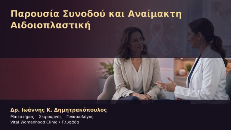 Παρουσία Συνοδού και Αναίμακτη Αιδοιοπλαστική – Δρ. Ιωάννης Κ. Δημητρακόπουλος