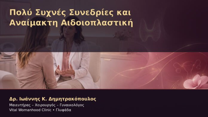 Πολύ Συχνές Συνεδρίες και Αναίμακτη Αιδοιοπλαστική – Δρ. Ιωάννης Κ. Δημητρακόπουλος