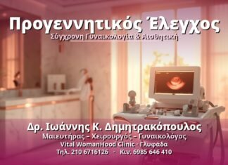 Προγεννητικός Έλεγχος: Πλήρης Οδηγός Προγεννητικός Έλεγχος - Δρ. Ιωάννης Κ. Δημητρακόπουλος, Γυναικολόγος Γλυφάδα