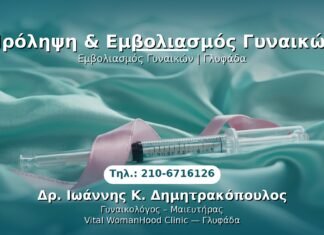 Πρόληψη & Εμβολιασμός Γυναικών PRP Γυναικολογίας — Γλυφάδα | Δρ. Ιωάννης Κ. Δημητρακόπουλος
