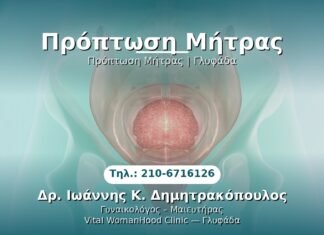 Πρόπτωση Μήτρας PRP Γυναικολογίας — Γλυφάδα | Δρ. Ιωάννης Κ. Δημητρακόπουλος