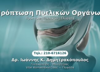 Πρόπτωση Πυελικών Οργάνων PRP Γυναικολογίας — Γλυφάδα | Δρ. Ιωάννης Κ. Δημητρακόπουλος