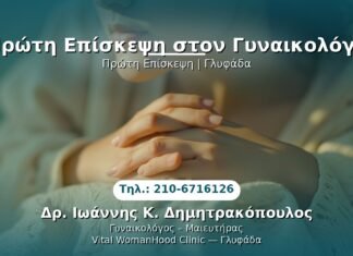 Πρώτη Επίσκεψη στον Γυναικολόγο PRP Γυναικολογίας — Γλυφάδα | Δρ. Ιωάννης Κ. Δημητρακόπουλος